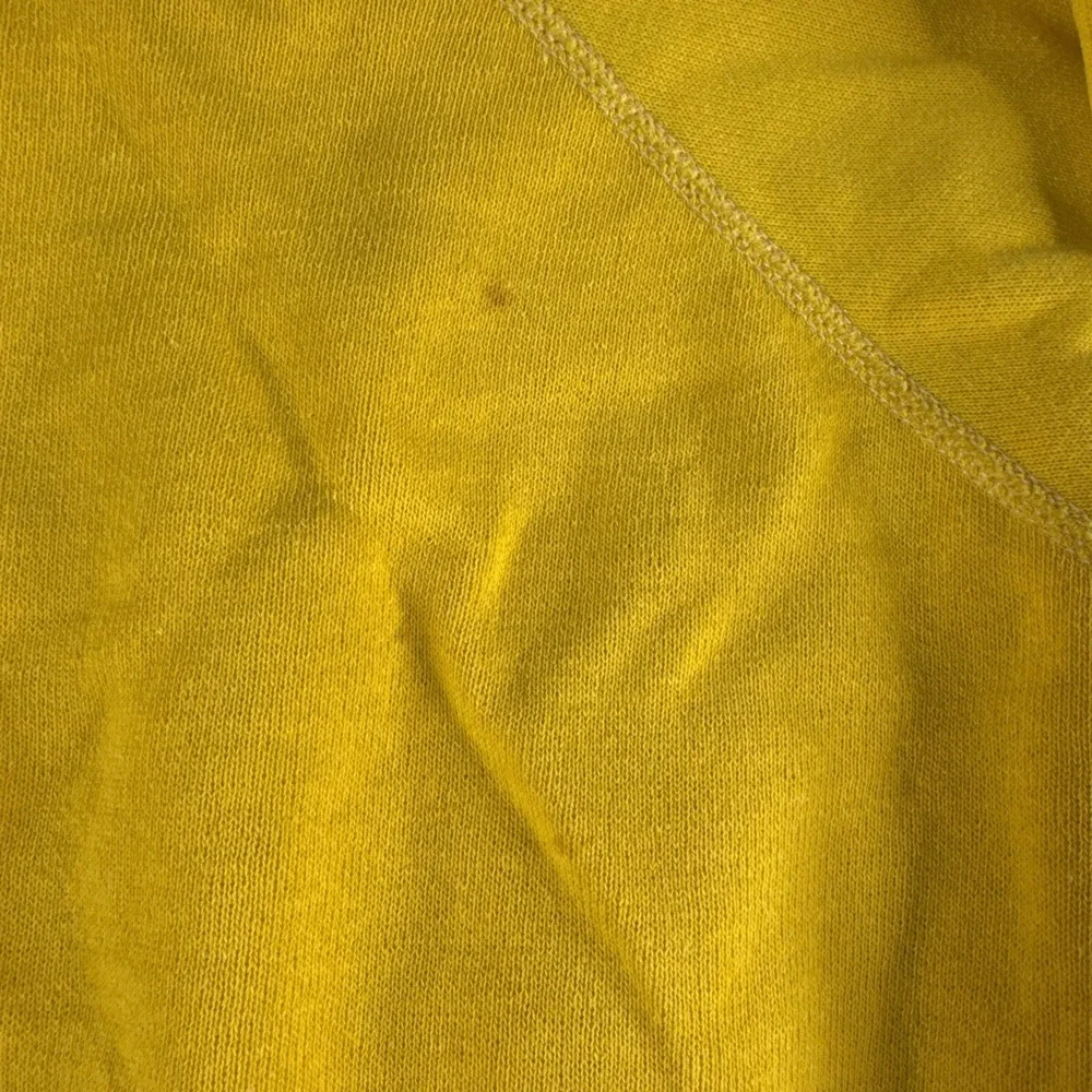 VINTAGE 80s LSU Tigers Sweatshirt Mens S? Yellow Pullover Crewneck Raglan Boxy